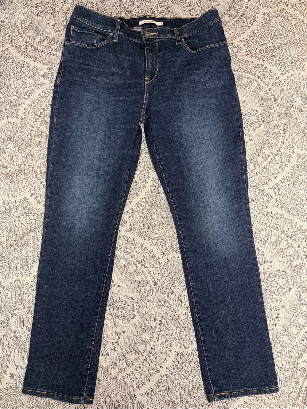 Levi’s Dark Blue Women's Slim Mid Rise Skinny Jeans - 12